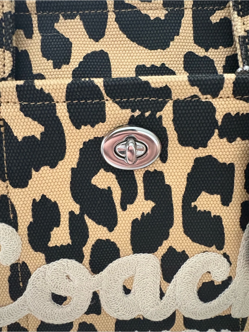 Coach Leopard Cargo Tote - Picture 2 of 7